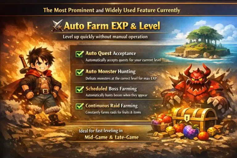 Auto Farm EXP & Level